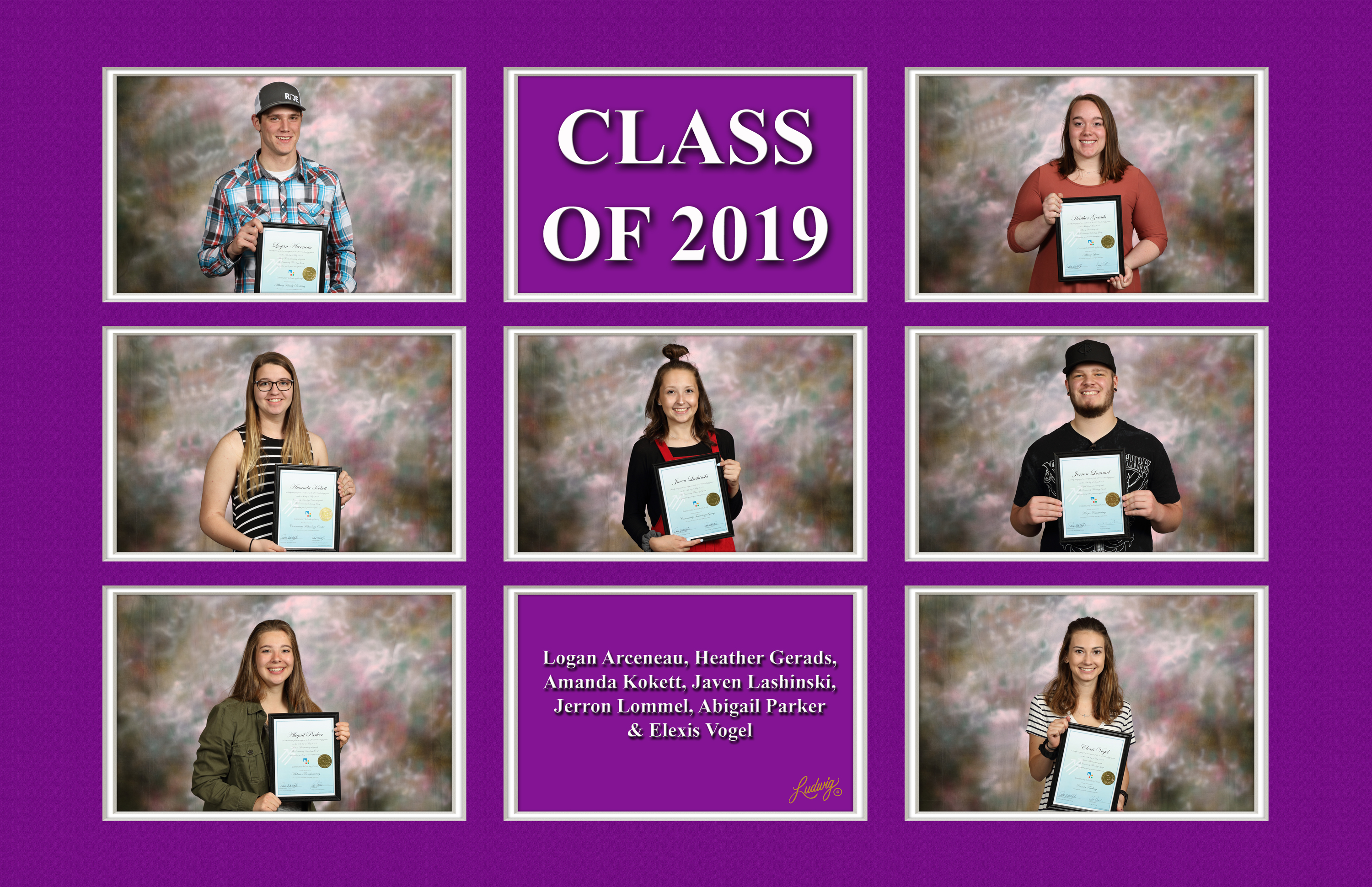 The students from the class of 2019